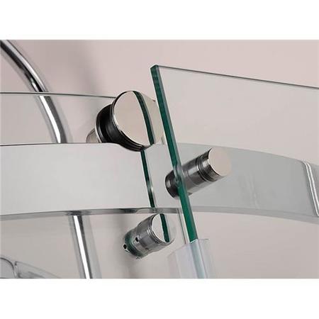 1200 x 800 Aquafloe Elite ll 8mm Left Hand Offset Quadrant Enclosure