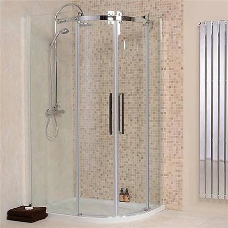 1200 x 800 Offset Quadrant Shower Enclosures - 8mm Glass - Aquafloe Elite II