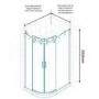 1200 x 800 AquaFloe Elite ll 8mm Offset Quadrant RH