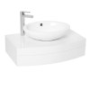 Kendra 800 Wall Mounted Vanity Unit with Dedicated Basin Waste &amp; Bottle Trap