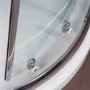 Sliding Door Quadrant Enclosure with Shower Tray 800 x 800mm - 6mm Glass - Aquafloe Range