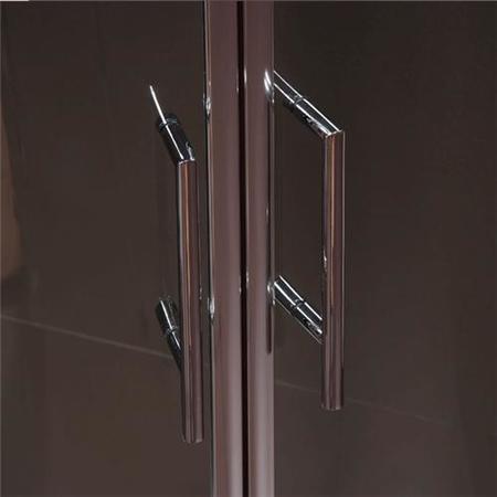 Quadrant Shower Enclosure 900mm with Shower Tray - 6mm Glass - Aquafloe Range