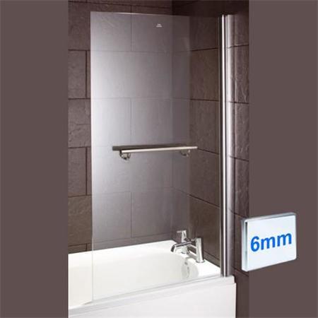 Turin 1800 x 900 Double Ended Airspa Bath-Single Bath Screen