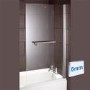 Turin 1800 x 900 Double Ended Airspa Bath-Single Bath Screen