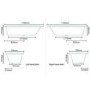 Tabor 1700 x 750 Deluxe Airspa Bath-Double Bath Screen-Right hand bath