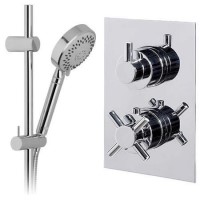 Neptune Slide Shower Rail Kit with Style Dual Valve 