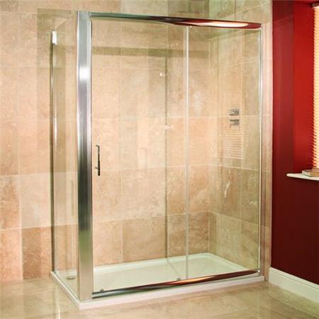 Sliding Door Shower Enclosure 1200 x 900mm - 6mm Glass - Aquafloe Range