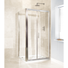 Sliding Door Enclosure 1200 x 800mm with Shower Tray - 6mm Glass - Aquafloe Range