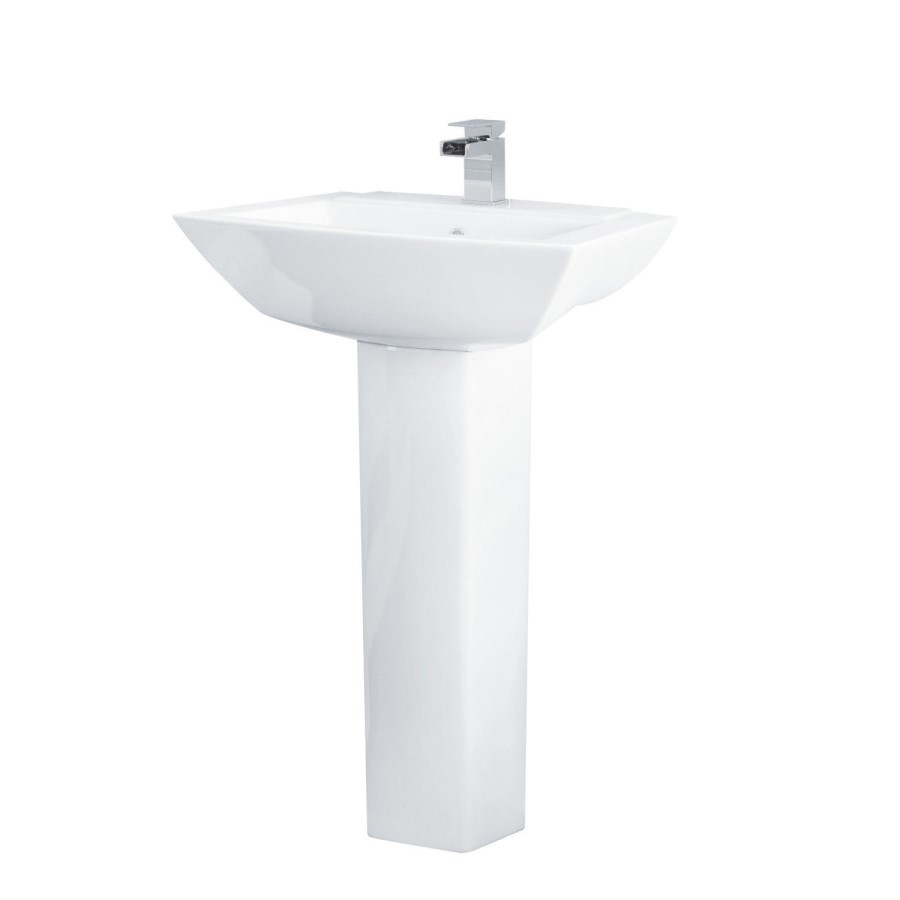 Veneto Square Basin and Full Pedestal