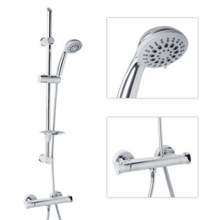 Eco Slide Shower Rail Kit with Ecobar Valve