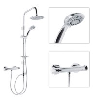 Dualex Riser Slide Shower Rail Kit with Ecobar Valve