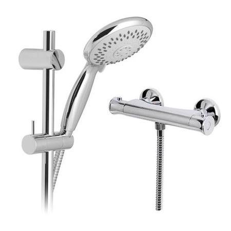 Space Slide Shower Rail Kit with Ecobar Valve