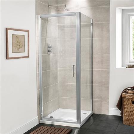 Pivot Shower Enclosure 800 x 700mm - 6mm Glass - Aquafloe Range