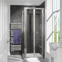 Bi-Fold Shower Enclosure with Tray 800 x 700mm - 6mm Glass - Aquafloe Range Bi-Fold Shower Enclosure with Tray 800 x 700mm - 6mm Glass - Aquafloe Range