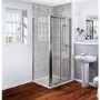 Bi Fold Door Enclosure 700 x 800mm - 6mm Glass - AquaFloe Range