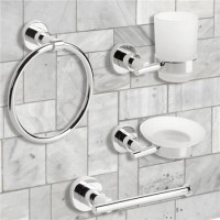 Ice 4 Piece Bathroom Accessory Pack
