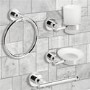 Ice 4 Piece Bathroom Accessory Pack