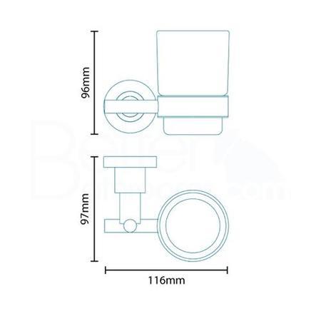 Ice 4 Piece Bathroom Accessory Pack