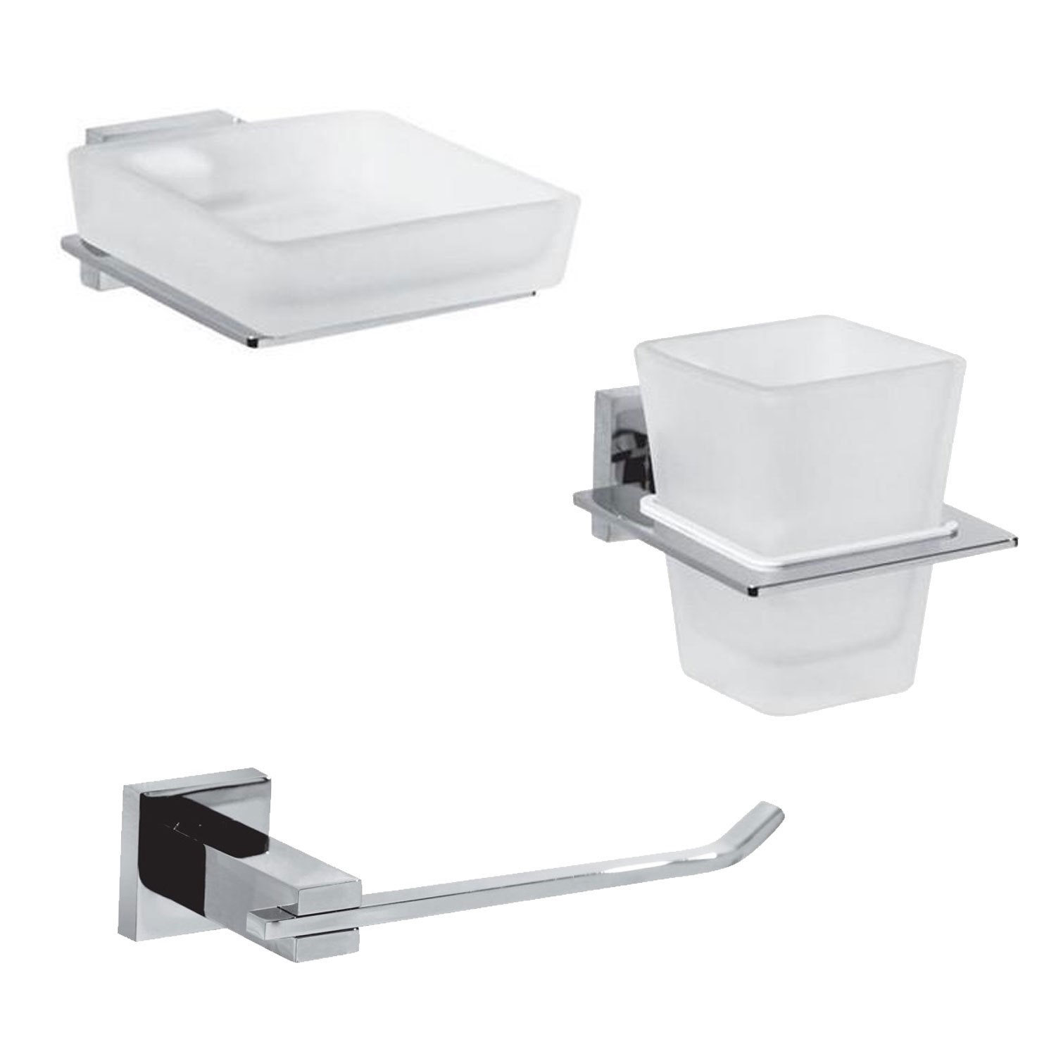 Floe 2 Piece Bathroom Accessory Pack - Better Bathrooms