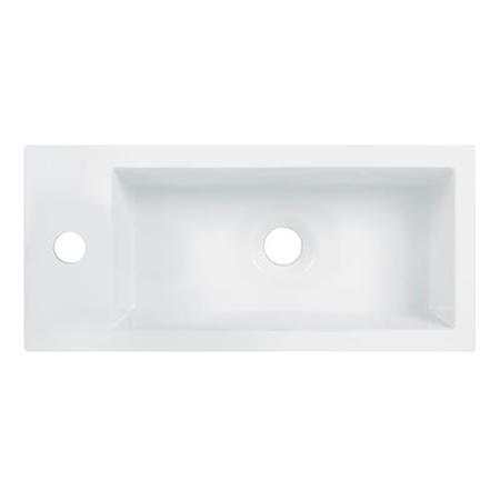 Aspen&trade; Compact 50 Walnut Toilet Basin Suite