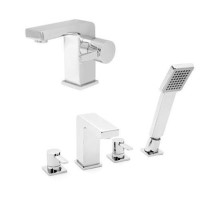 Andra 4 Hole Bath Shower Mixer Pack