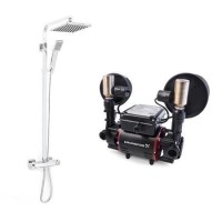 Vira Square 1.5 Bar Twin Impeller Power Shower