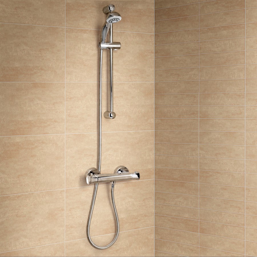 Ecobar Thermostatic Bar Valve with Rina Slide Rail Kit