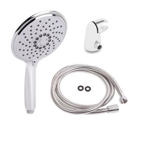 Rina Wall Outlet Bracket, Shower Hose and Luxury Multi Function Handset