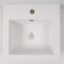 400mm Vanity Basin Unit - Single Door White - TD Range