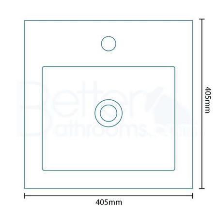 400mm Vanity Basin Unit - Single Door White - TD Range