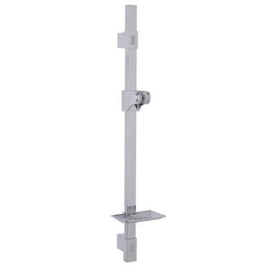 Quadro Slide Shower Rail Kit with Cube Triple Valve, 175mm Square Head & Wall Arm 