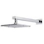 Quadro Slide Shower Rail Kit with Cube Triple Valve, 175mm Square Head & Wall Arm 