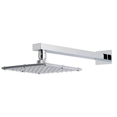 Quadro Slide Shower Rail Kit with Cube Triple Valve, 175mm Square Head & Wall Arm 