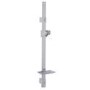 Quadro Slide Shower Rail Kit with Cube Triple Valve, 175mm Square Head & Wall Arm 