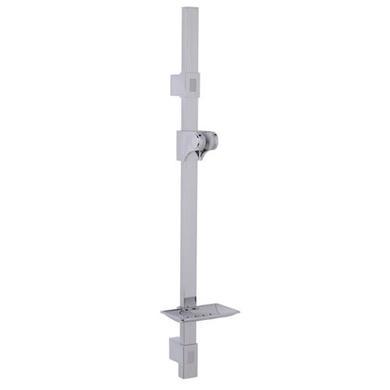 Quadro Slide Shower Rail Kit with Cube Triple Valve, 175mm Square Head & Wall Arm 