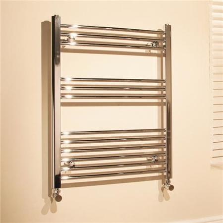 500 x 760 Beta Heat Electric Straight Chrome Heated Towel Rail