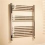 500 x 760 Beta Heat Electric Straight Chrome Heated Towel Rail
