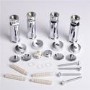 500 x 760 Beta Heat Electric Straight Chrome Heated Towel Rail