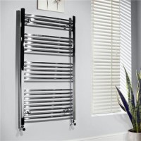 500 x 1150 Beta Heat Electric Straight Chrome Heated Towel Rail
