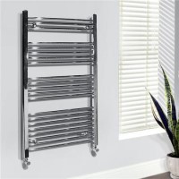 600 x 1150 Beta Heat Electric Straight Chrome Heated Towel Rail