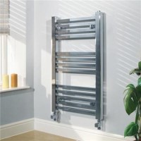 450 x 800 Beta Heat Electric Square Chrome Heated Towel Rail