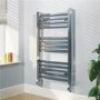 450 x 800 Beta Heat Electric Square Chrome Heated Towel Rail