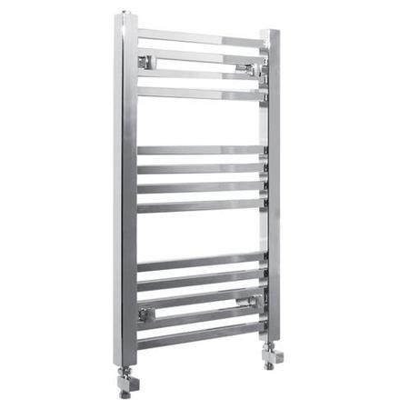450 x 800 Beta Heat Electric Square Chrome Heated Towel Rail