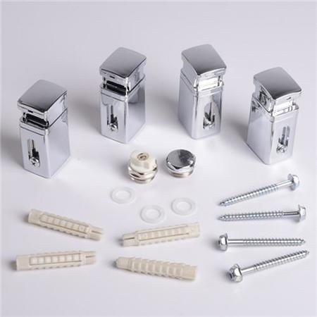 450 x 800 Beta Heat Electric Square Chrome Heated Towel Rail