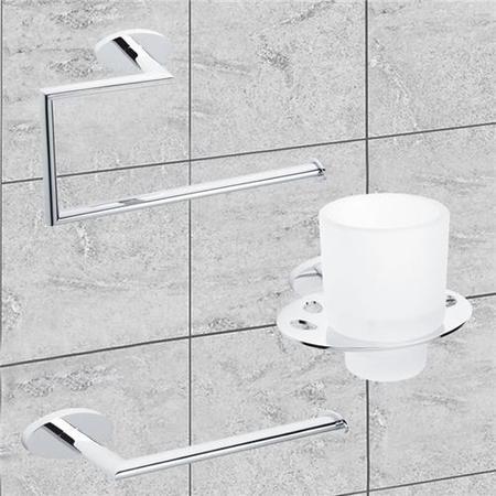 Polar 3 Piece Bathroom Accessory Pack