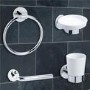 Classic 4 Piece Bathroom Accessory Pack