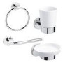 Classic 4 Piece Bathroom Accessory Pack