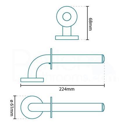 Classic 4 Piece Bathroom Accessory Pack