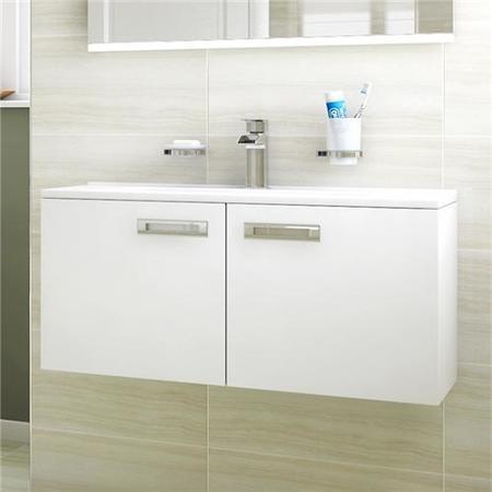 Aspen Compact 800 Wall Mounted 2 Door Vanity Unit