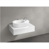 800mm Vanity Unit Shelf with Drawer - Orta Countertop Basin - Barletta